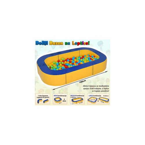  Dečiji bazen za loptice Large 50cm Cene
