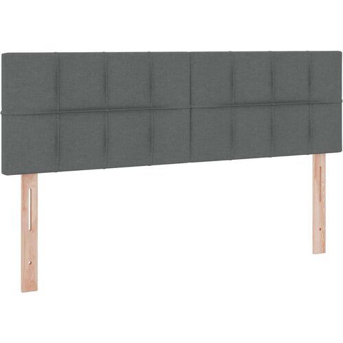  Krevet s madracem i skladi&amp;scaron;tem Tamno siva 140 x 190 cm Slike