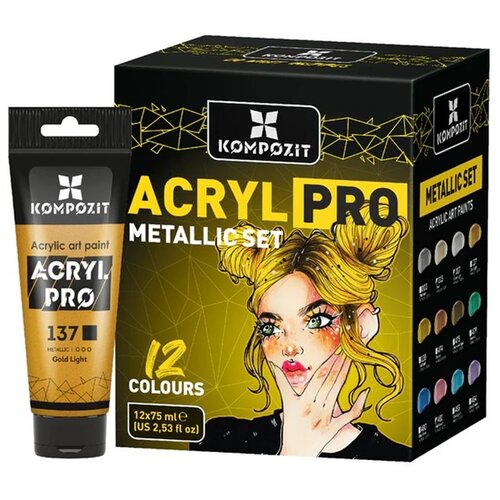  ACRYL PRO METALIC Set akrilnih boja Cijene