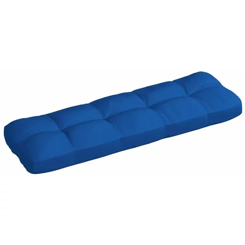 Jastuk za palete kraljevsko plavi 120 x 40 x 12 cm od tkanine