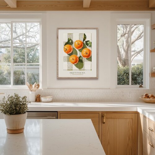 Styler Tiskana slika s okvirom 40x50 cm Mandarines &amp;ndash; Slike