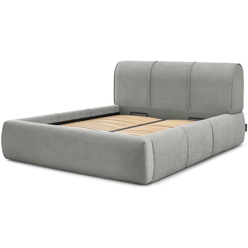 Bobochic Paris Svijetlo sivi tapecirani bračni krevet s prostorom za odlaganje s podnicom 160x200 cm Vernon &amp;ndash; Slike