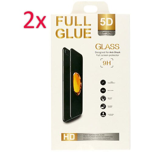  2x za&amp;scaron;čitno kaljeno steklo 5D Full Glue za Xiaomi Redmi 9A / Redmi 9C / Redmi 9AT - črno Slike