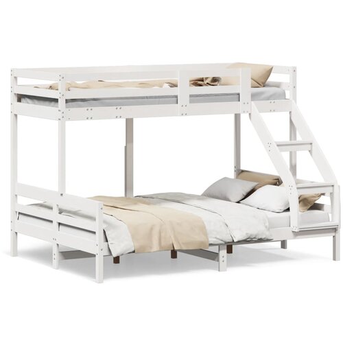 vidaXL Pograd 90×200/140x200 cm bel trdna borovina Cene