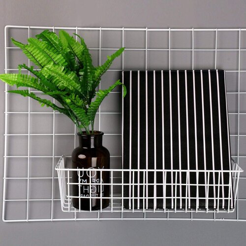 Wallity Zidna dekoracija WR014, 38 x 13 x 16 cm, Bijela Slike