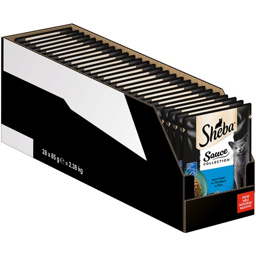 Sheba Ekonomično pakiranje varijacije vrećice 56 x 85 g - Sauce Lover s tunom Cijene