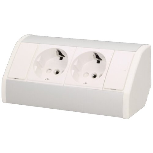 Utičnica Produžni kabel sa 2 x Schuko utičnice, ugradbena - OR-GM-9005/W-G(GS) Cijene