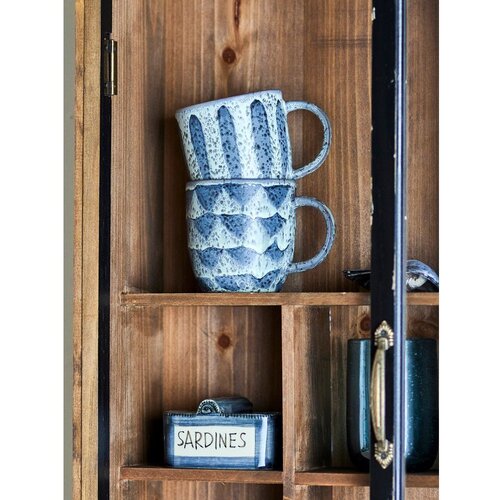 Bloomingville Crna viseća vitrina od masivne jele 50x80x14 cm Hazem &amp;ndash; Slike