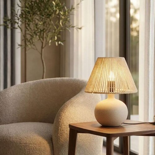 Opviq Stona lampa, Krem Slike