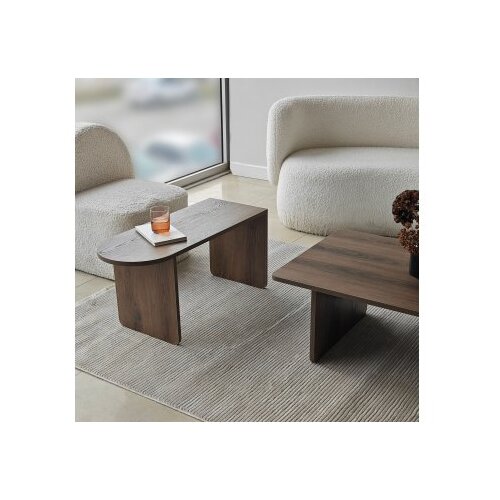 Hanah home Set stočića za kafu Paris Bronze Orah Slike