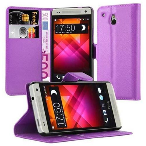 Cadorabo Ohi&scaron;je, združljivo z HTC ONE M4 MINI v pastelno vijolična - Za&scaron;čitni ovitek z magnetnim zapiranjem, stoječo funkcijo in režo za kartice, (20551222) Cene