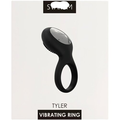 Svakom vibracijski obroček za penis - Tyler, črn Cene