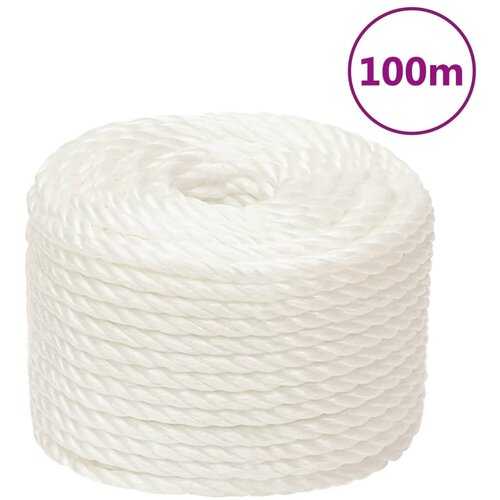 vidaXL Delovna vrv bela 16 mm 100 m polipropilen Cene
