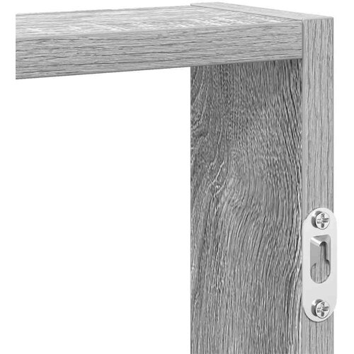 vidaXL Stenska polica siva sonoma 43x9x60 cm inž. les Cene
