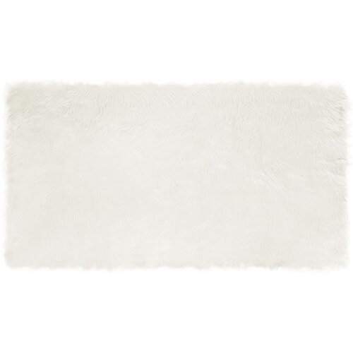 vidaXL Lažna Ovčja Koža Preproga Tafalla Bela 60 x 110 cm Poliester, (5000112346) Cene