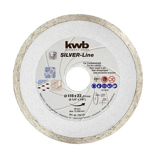 KWB dijamantski disk za suho rezanje 125x22 mm Slike
