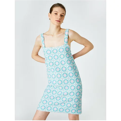 Koton Dress - Turquoise - Basic