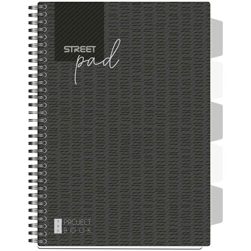 STREET Blok kolegij A4/D PAD BLACK 100L sa pregradama 67129 Cene