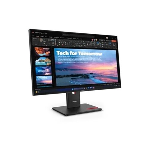 Lenovo ThinkVision T27QD-40 27-palčni IPS (16:9) 2560&amp;times;1440, 120 Hz, 350 cd/m2, 1500:1, 4 ms; 1&amp;times; HDMI 2.1, 1&amp;times; DisplayPort 1.4, 1&amp;times; DisplayPort Out, USB-hub, 1&amp;times; RJ45; 3-letna garancija Slike