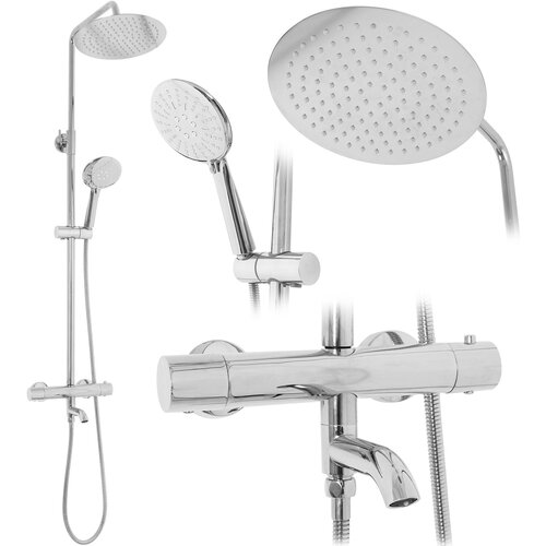 Rea Tuš set s termostatom Lungo Chrome Cene