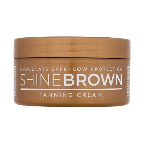 Byrokko Shine Brown Chocolate Tanning Cream proizvod za zaštitu od sunca za tijelo za sve vrste kože 200 ml