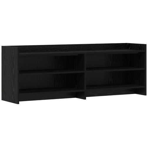 vidaXL ormar 135 x 33 x 47 cm Crni hrast Konstruirano drvo Cene