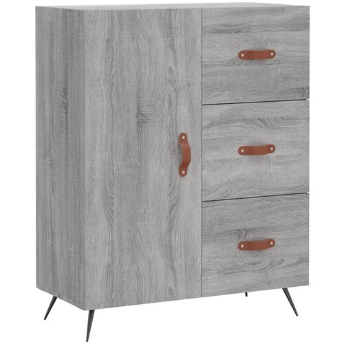 Maison Chic Komoda - Predalnik siva sonoma 69,5x34x90 cm inženirski les, (21716703) Cene