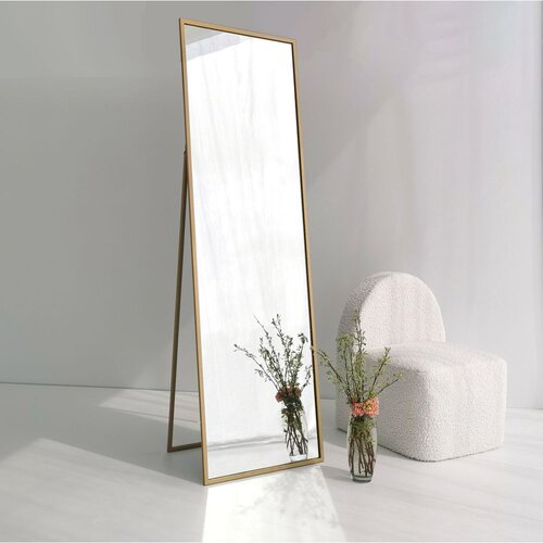 Hanah home Podno ogledalo Cool Ayna Metal, 170x50cm, Crno Cijene