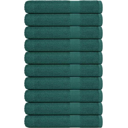 Furnova Brisače za savno 10 kos zelena 80x200 cm 360 g/m² 100% bombaž, (21916858) Cene