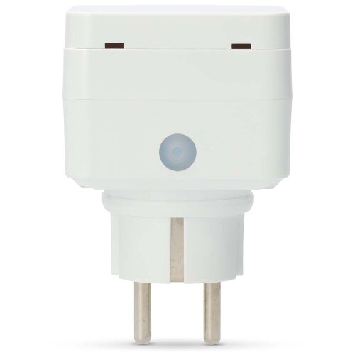 Nedis WIFIPO130EWT - Pametna utičnica 3680W/230V/ Tip E/16A Wi-Fi Tuya IP44 Slike