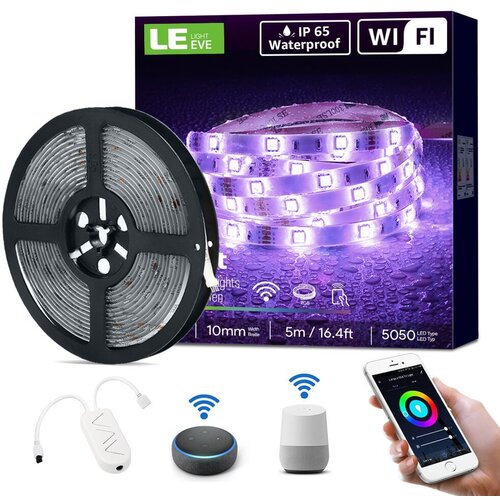 WIFI 5m Set LED trak RGB IP65 - vodoodporen Slike