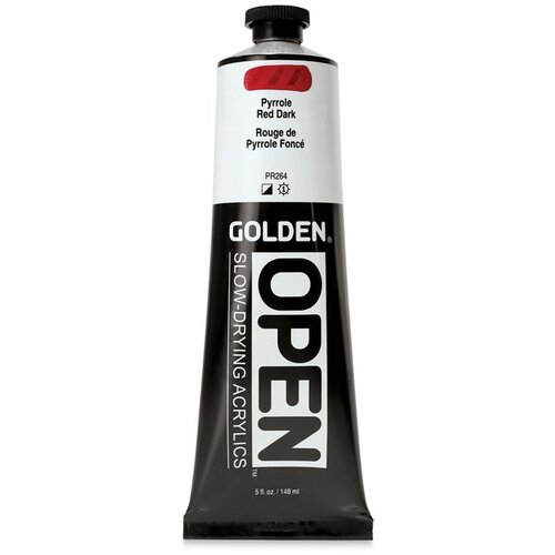  GOLDEN OPEN akrilna boja koja se sporo su&amp;scaron;i 148 ml | 7278 Pyrrole Red Dark Slike
