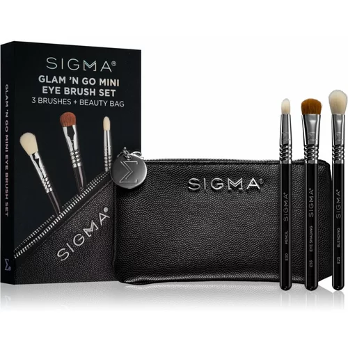 Sigma Beauty Glam N Go Set čopičev s torbico