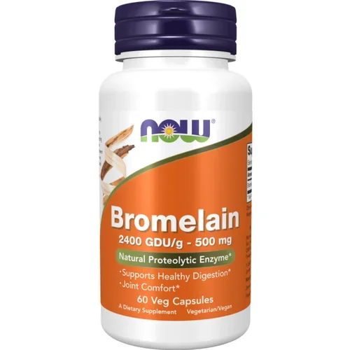 Now Foods Bromelain NOW, 500 mg (60 kapsul)