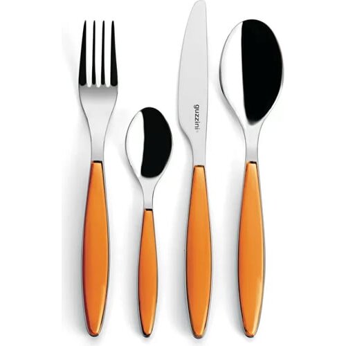 guzzini 24-delni set jedilnega pribora feeling - orange Cene