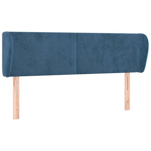 Maison Chic vzglavna omarica - nočna omarica - posteljna omarica z ušesi temno modro 147x23x78/88 cm žamet, (21708730) Cene