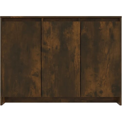  Komoda boja dimljenog hrasta 102x33x75 cm od konstruiranog drva Slike