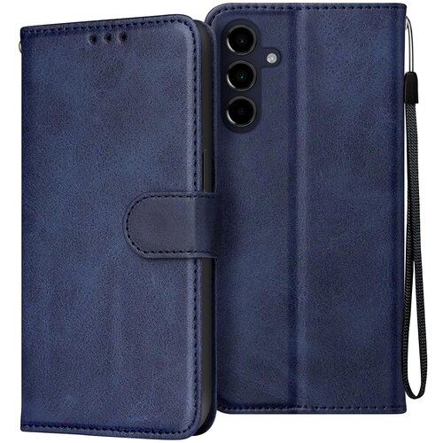 AVIZAR Ohišje za Samsung Galaxy A16 Hand strap Clapet Wallet Support, Modra, (5000012192) Cene