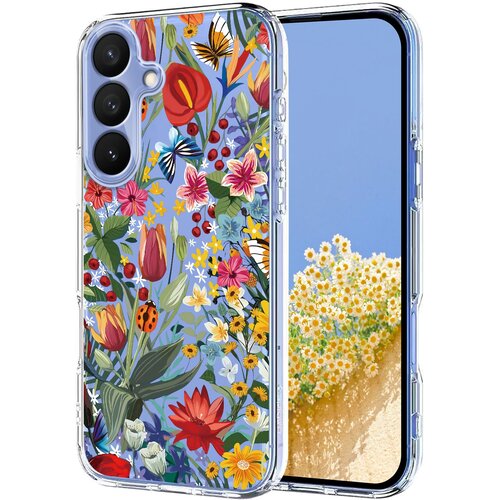  Maska za Samsung Galaxy S26 Butterfly Floral - Lilies Slike