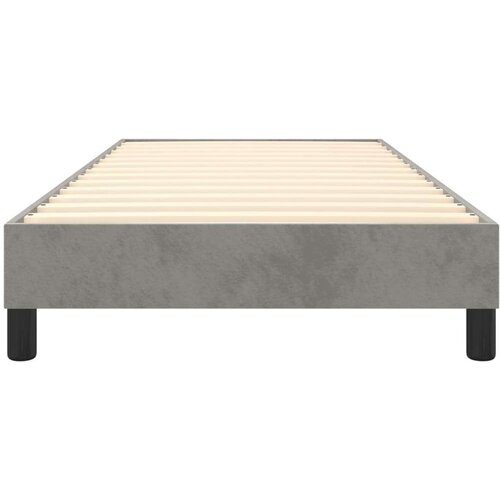 VidaXL okvir za krevet s oprugama svjetlosivi 80 x 200 cm bar&amp;scaron;unasti Slike