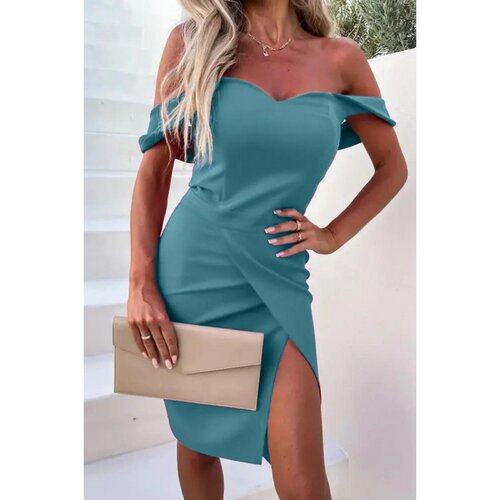 Fenzy elegantna mini obleka montaria, menta Cene