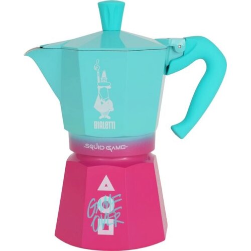 Bialetti Talijanska Moka za Kavu Bialetti Plava Roza Aluminij termoplastika 6 &Scaron;alice Cijene