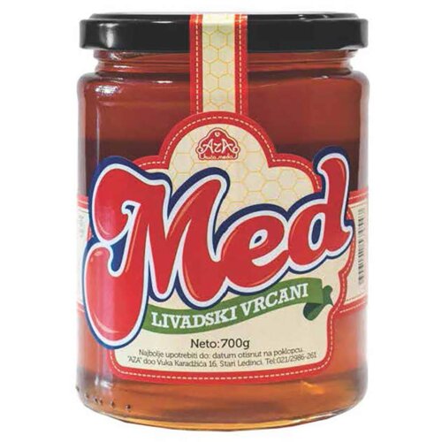 Aza Med livadski 700g Cene