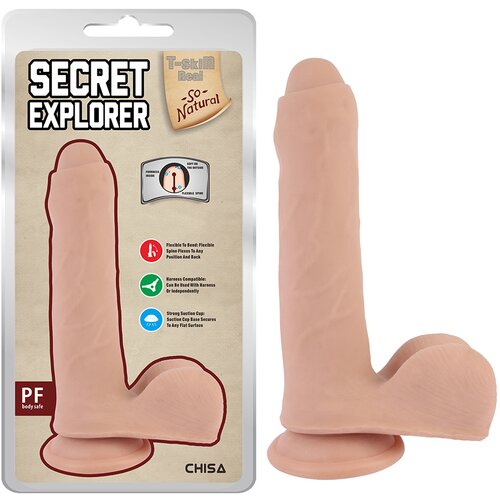  Realističan dildo u boji kože Tajni Istraživač CN 711790357 Slike