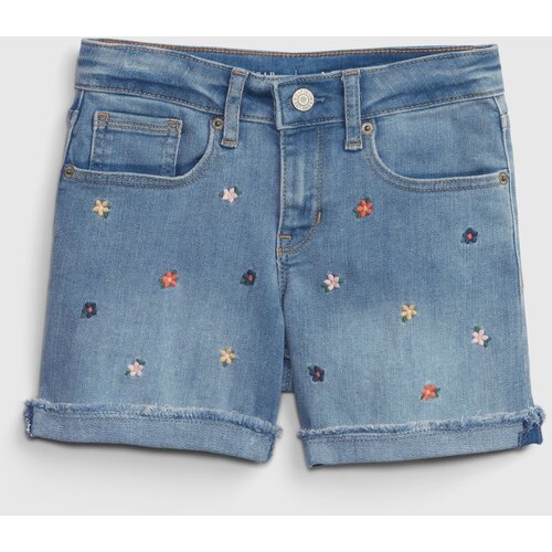 GAP Kids Denim Midi Shorts Washwell - Girls Cene
