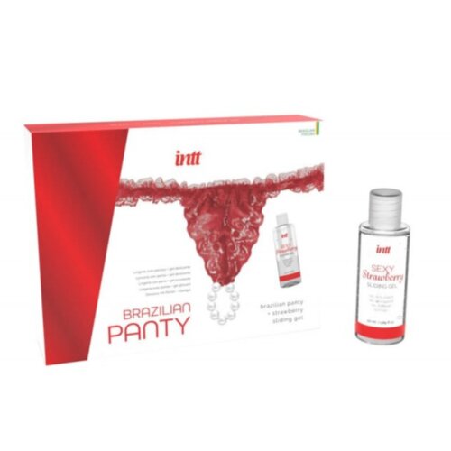 Intt Cosmetics Komplet HlaČk In Lubrikanta Z Okusom Intt Red Slike