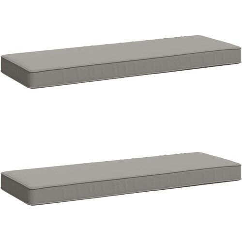  Jastučići za klupe - 2 dijela VUGHT 2 pcs 100% poliester Siva Cene