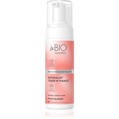 BeBIO Natural Foam Toner Peach Blonde tonirana pena za lase 120 ml Slike