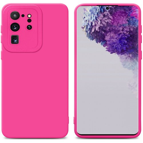 Cadorabo Case, združljiv s Samsungom v Fluid Hotpink - za&scaron;čitni pokrov iz fleksibilnega silikona TPU, (20617246) Cene