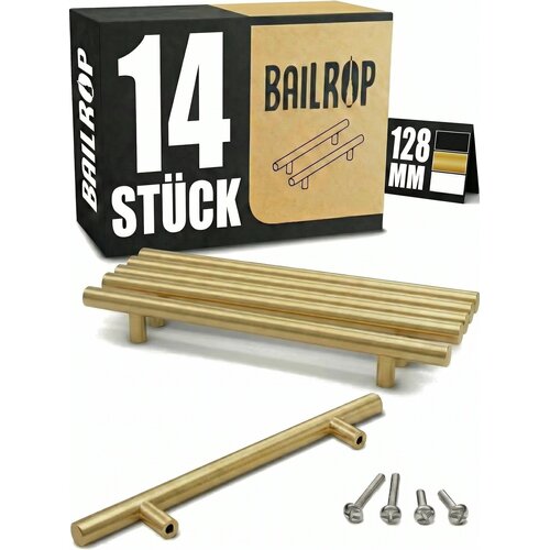 BAILROP 14x 128 mm ročaj za kuhinjske omarice Cene